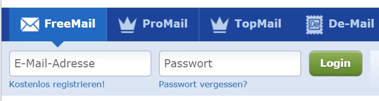 Login gmx mobil de Resetting Your