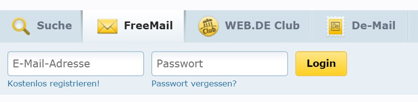 WEB.DE Mail Login