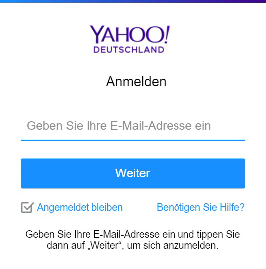Yahoo Mail Login